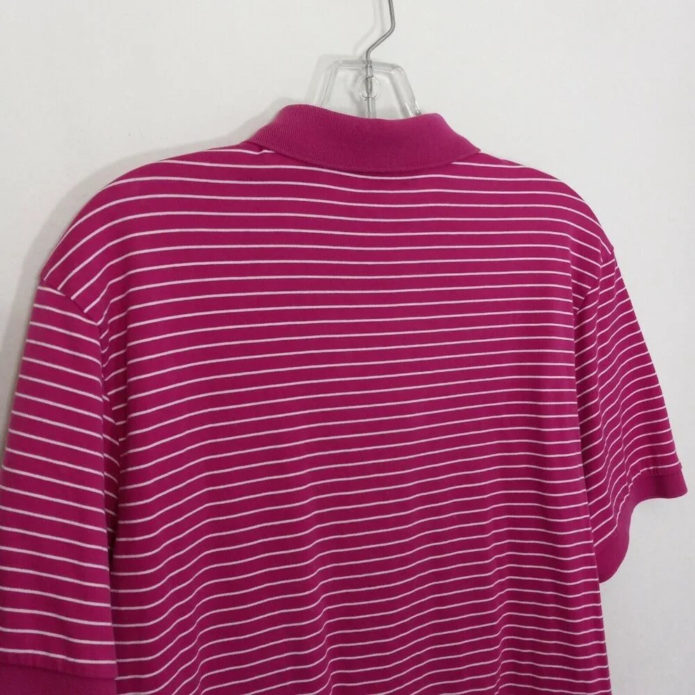 Polo Shirt Men's Medium Golf Ralph Lauren Summer Pima Cotton Pro Fit Pink - Picture 8 of 10